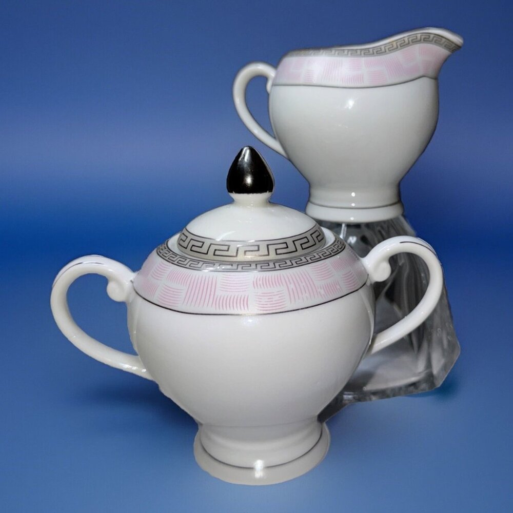 PINK Casati Germany Aramco Imports Sugar Creamer Set